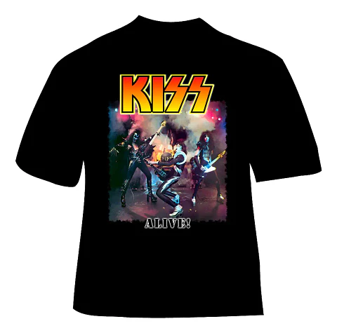 Polera Kiss - Ver 01 - Alive!