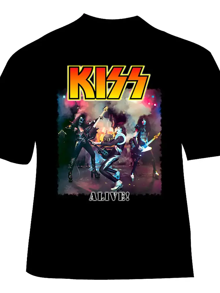Polera Kiss - Ver 01 - Alive! 1