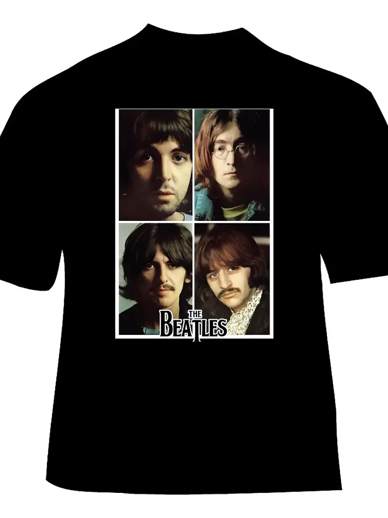 Polera The Beatles - Ver 07 - Banda 1