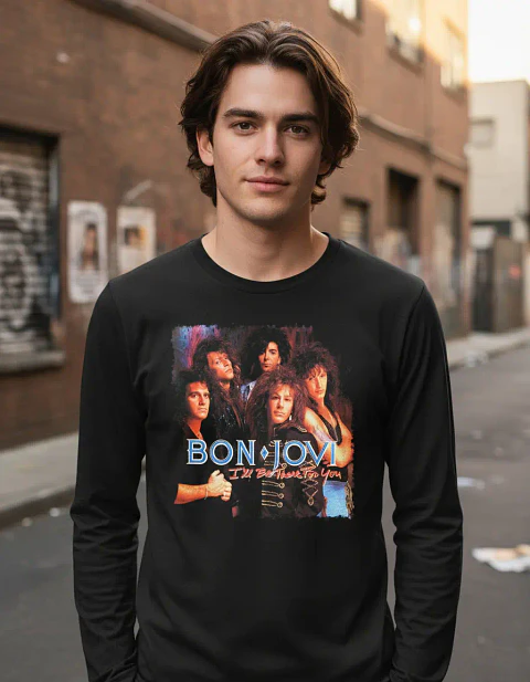Polera Manga Larga Bon Jovi - Ver 04 - I'm Be There For You