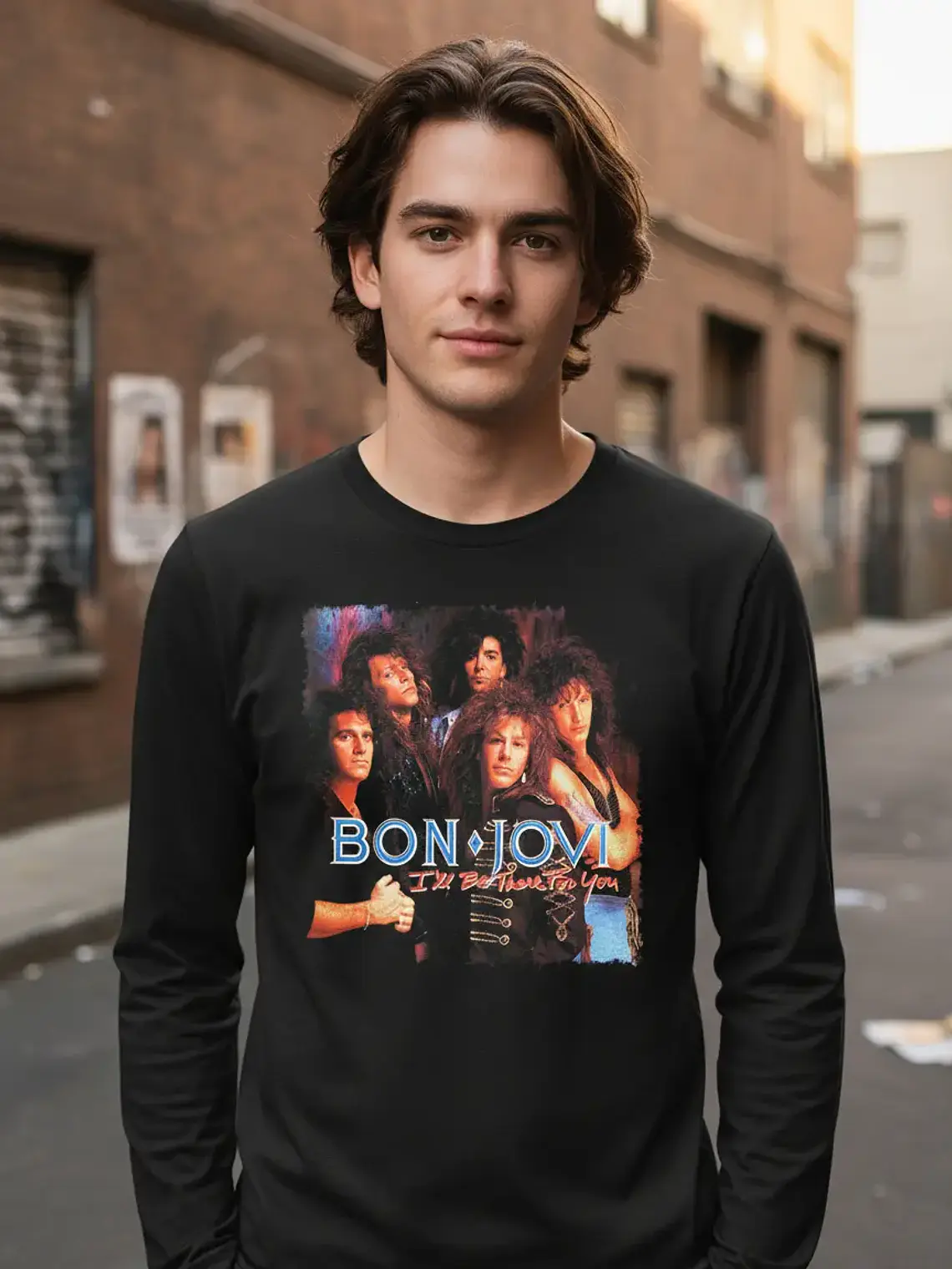 Polera Manga Larga Bon Jovi - Ver 04 - I'm Be There For You 1