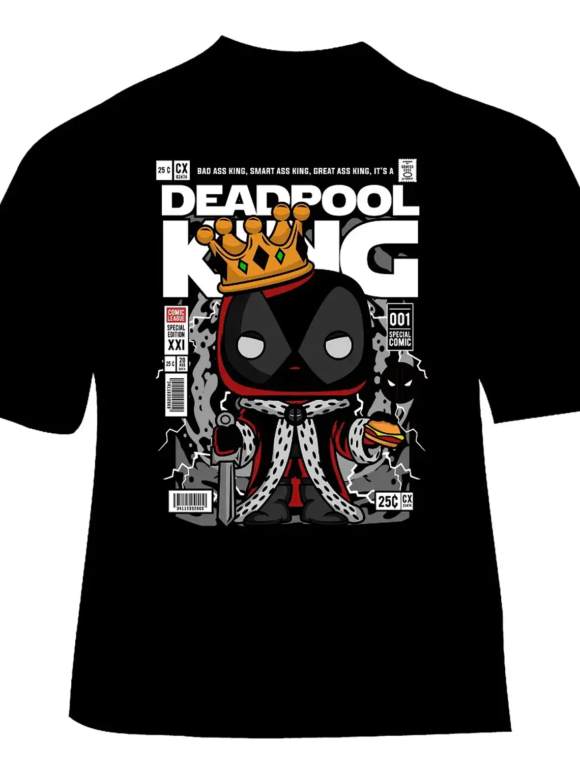 Polera Deadpool - Ver 05 - King Deadpool 1