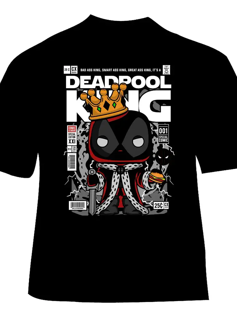 Polera Deadpool - Ver 05 - King Deadpool 1