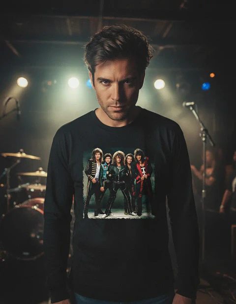 Polera Manga Larga Bon Jovi - Ver 02 - Banda