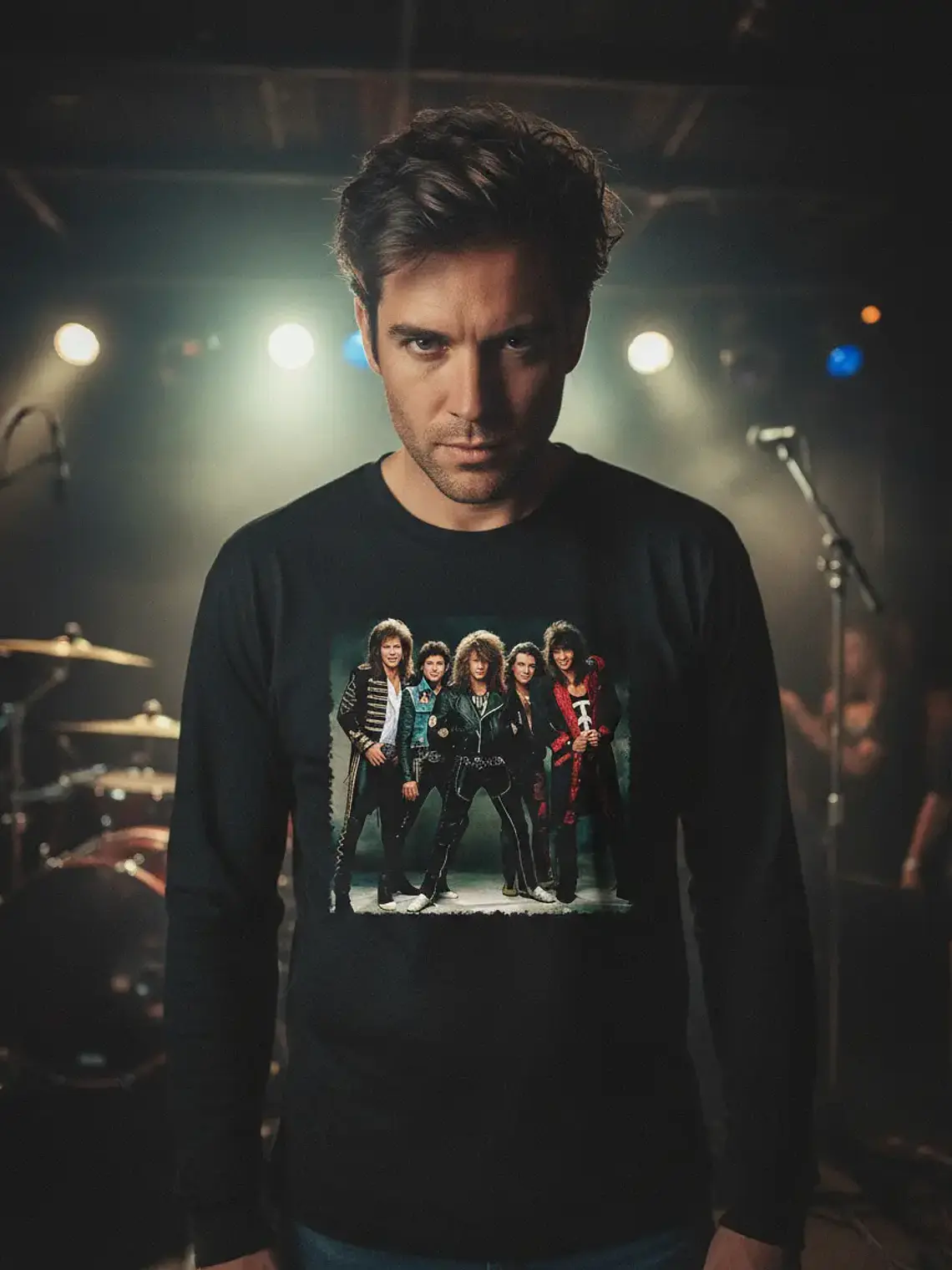 Polera Manga Larga Bon Jovi - Ver 02 - Banda 1