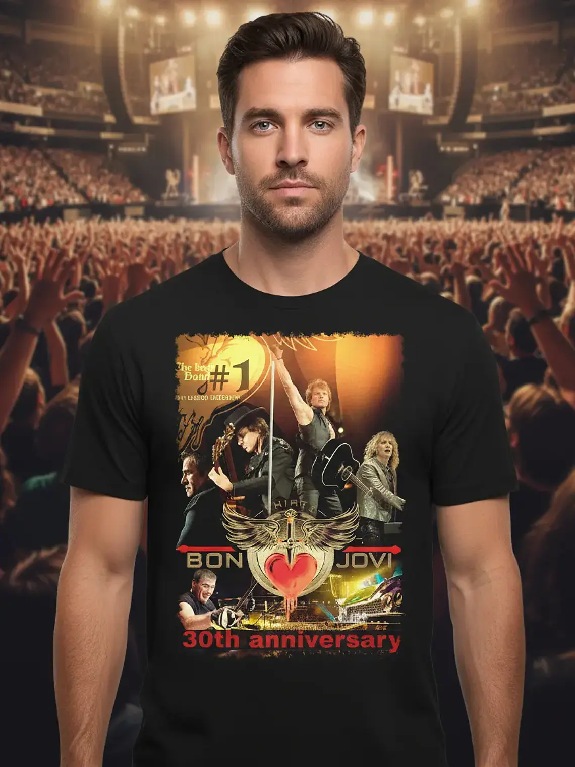 Polera Bon Jovi - Ver 05 - 30th Anniversary 1