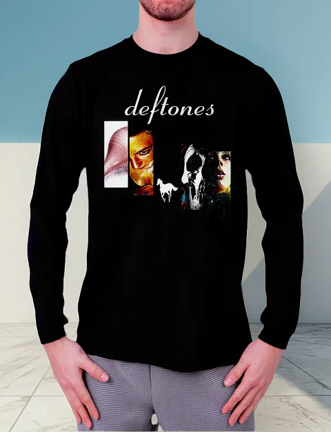 Polera Manga Larga Deftones - Ver 01 - Vale Gamess