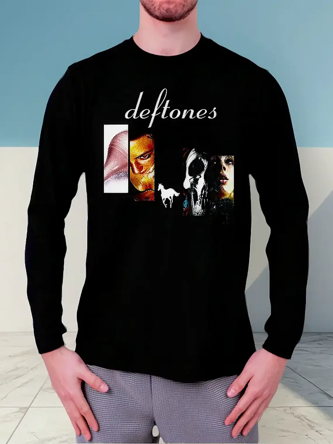 Polera Manga Larga Deftones - Ver 01 - Vale Gamess 1