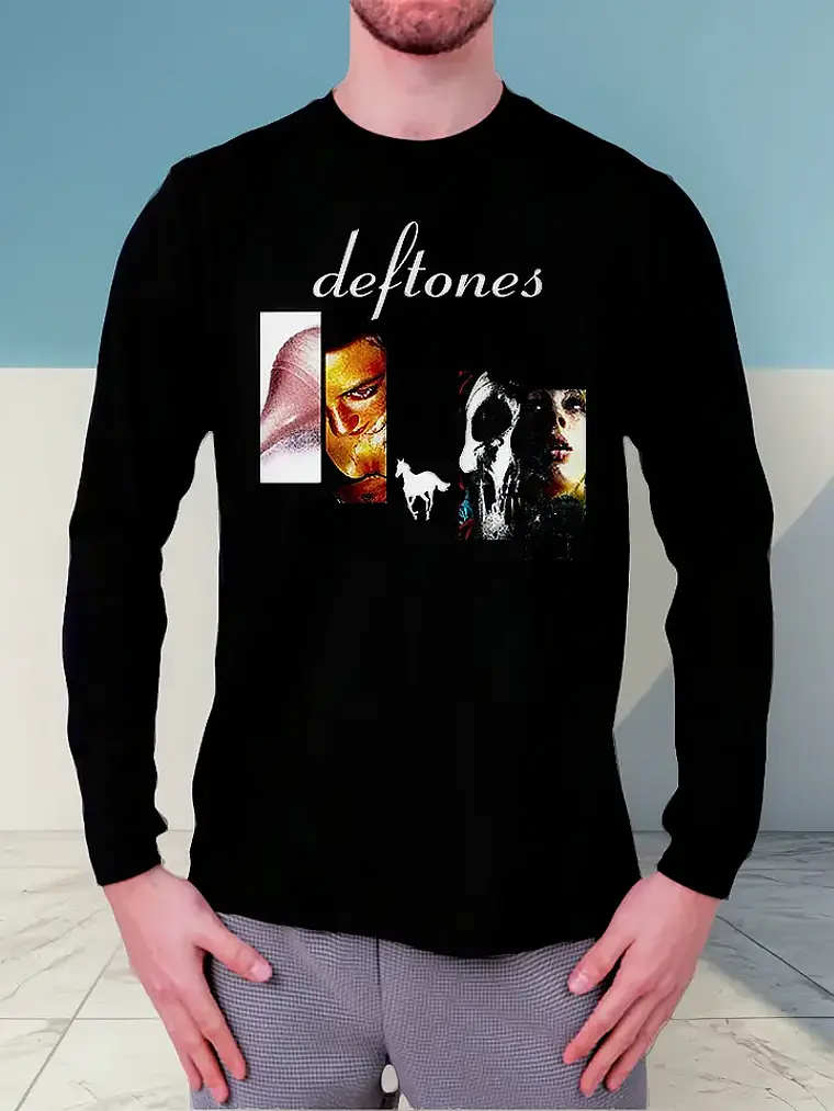 Polera Manga Larga Deftones - Ver 01 - Vale Gamess 1