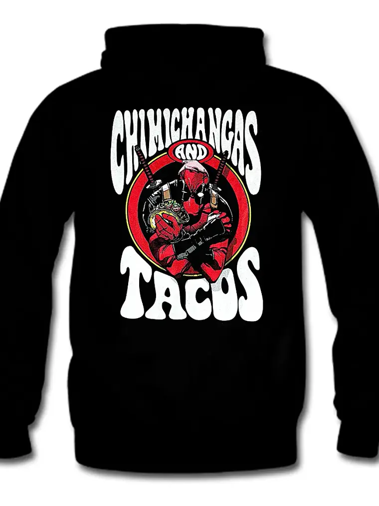 Poleron Deadpool - Ver 01 - Chimichangas & Tacos 1