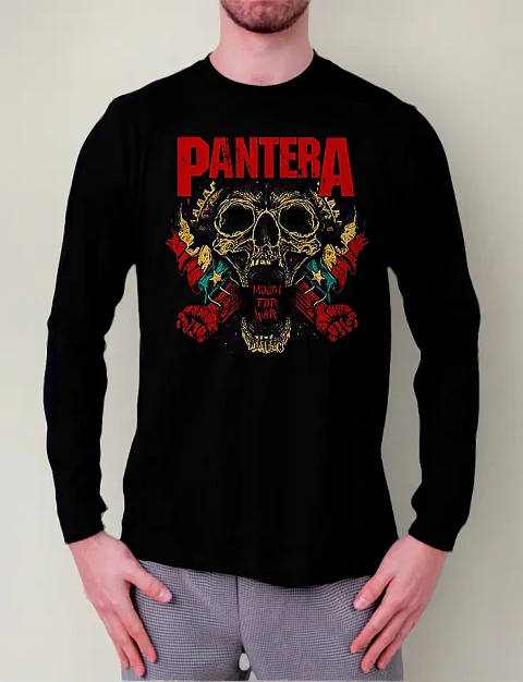 Polera Manga Larga Pantera - Ver 06 - Chile