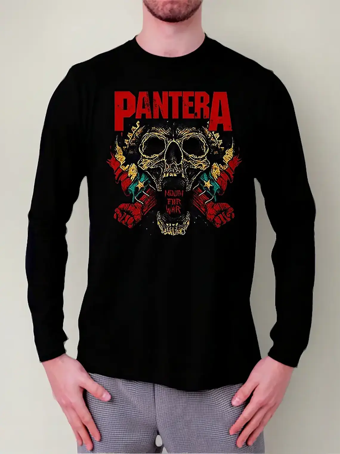 Polera Manga Larga Pantera - Ver 06 - Chile 1