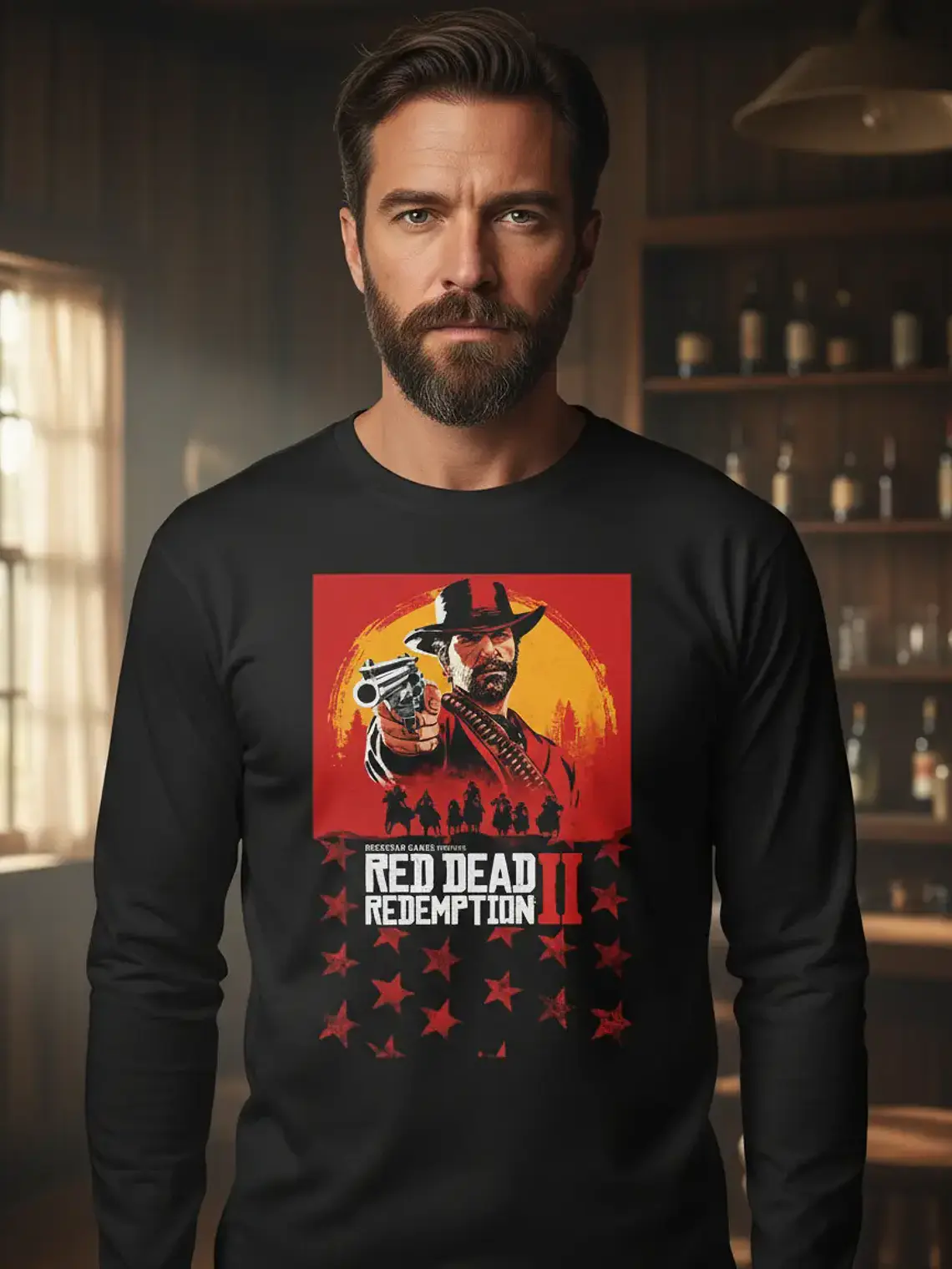 Polera Manga Larga Red Dead Redemption 2 - Ver 01 - Vale Gam 1