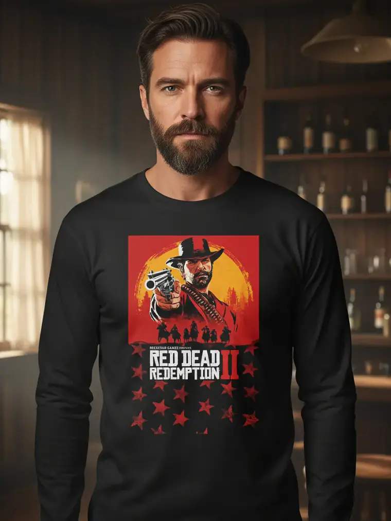 Polera Manga Larga Red Dead Redemption 2 - Ver 01 - Vale Gam 1