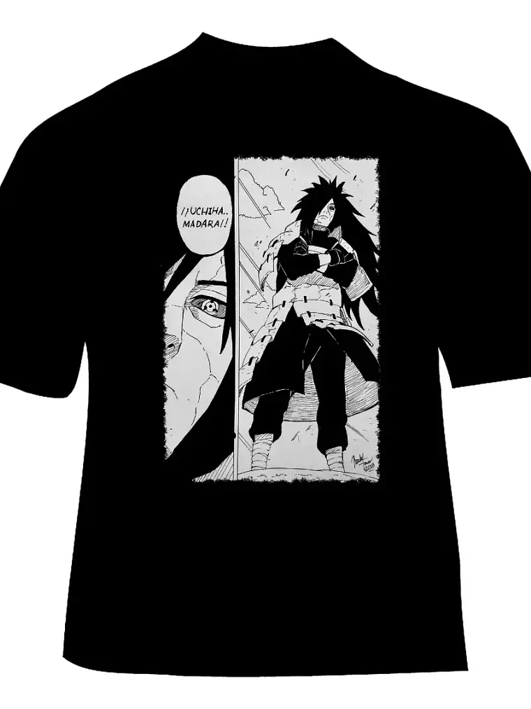 Polera Naruto - Ver 10 - Madara Uchiha - Manga 1