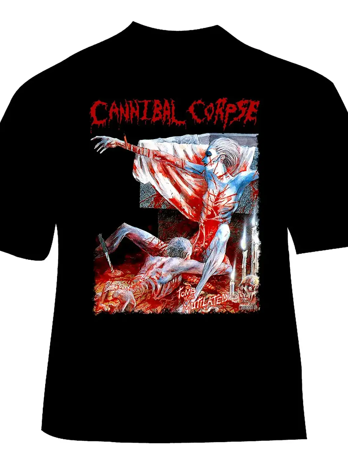 Polera Cannibal Corpse - Ver 12 - Tomb Of The Mutilated 1