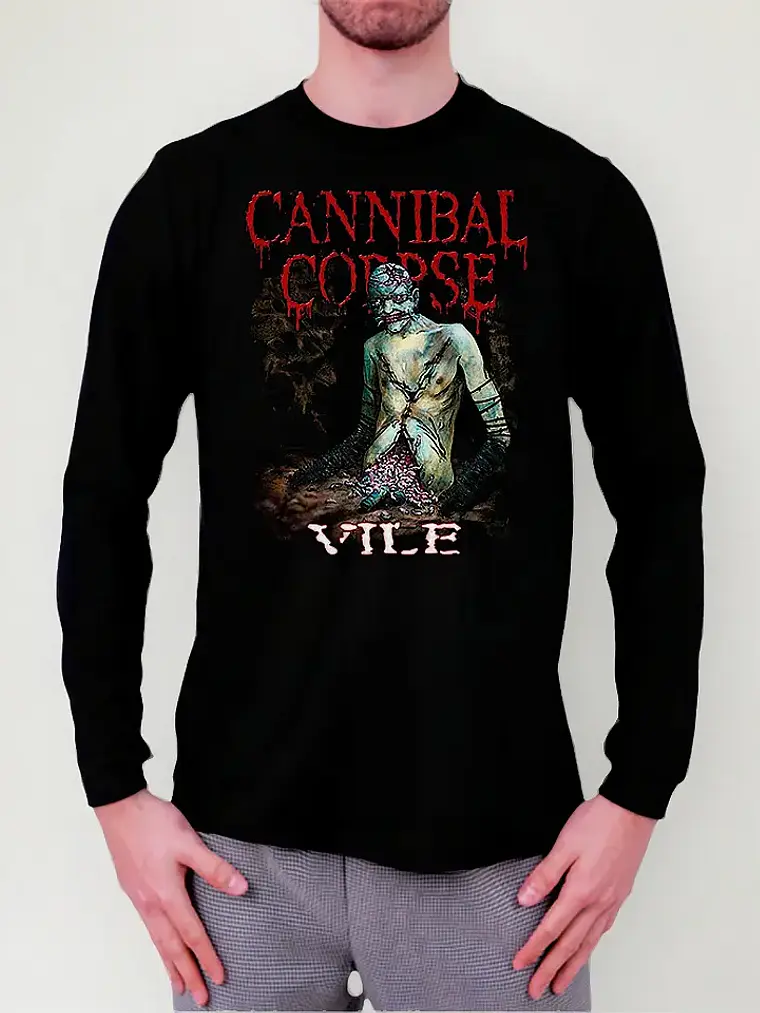 Polera Manga Larga Cannibal Corpse - Ver 13 - Vile 1