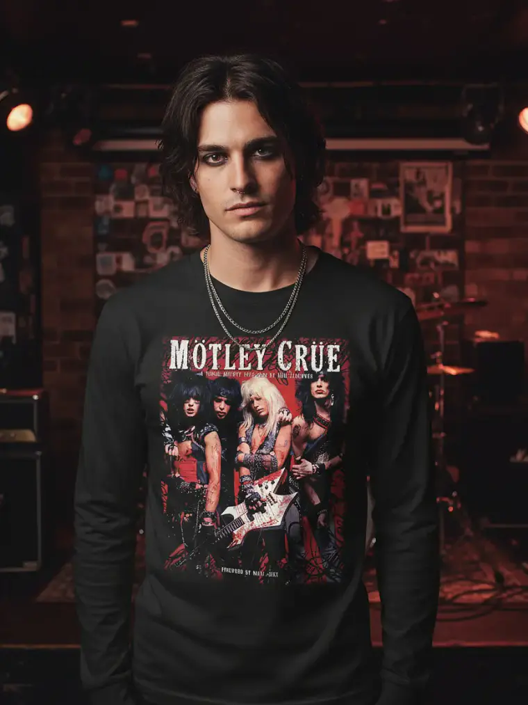 Polera Manga Larga Motley Crue - Ver 13 - Foreword By 1