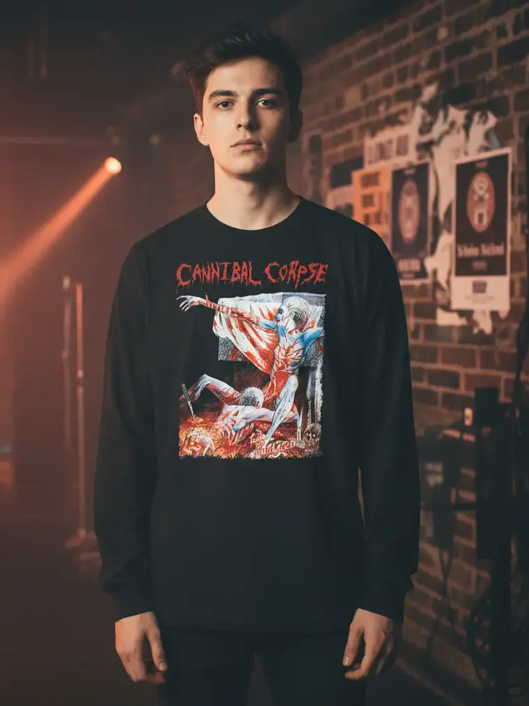 Polera Manga Larga Cannibal Corpse - Ver 12 - Tomb Of The Mu 1