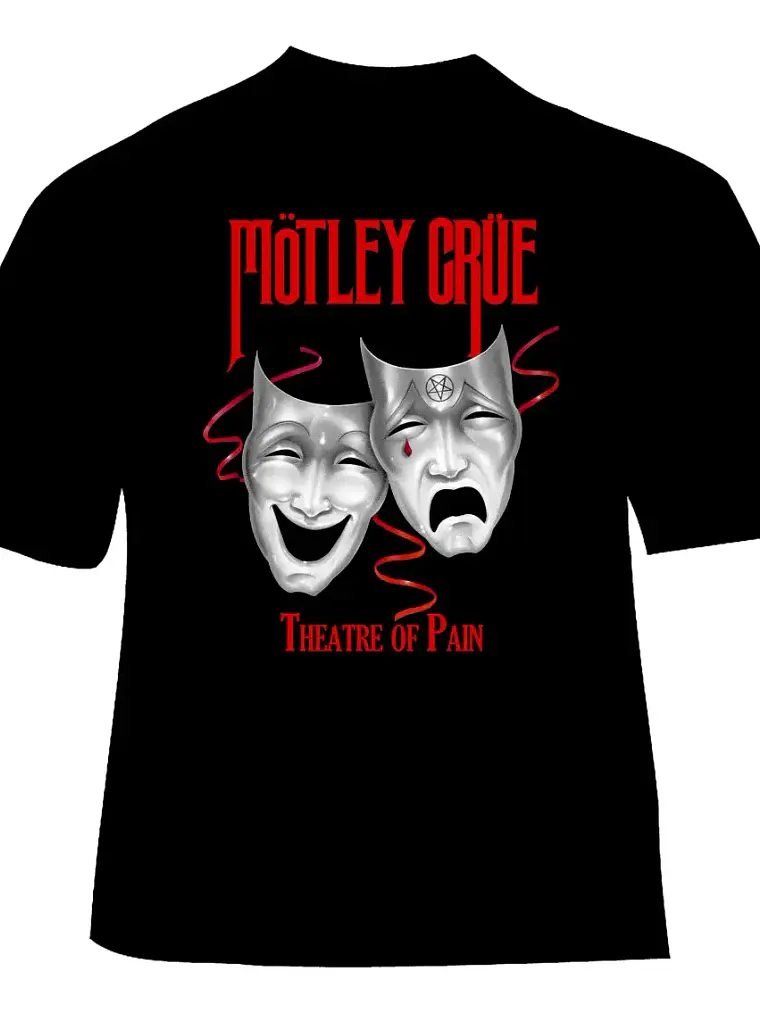 Polera Motley Crue - Ver 12 - Theatre Of Pain 1