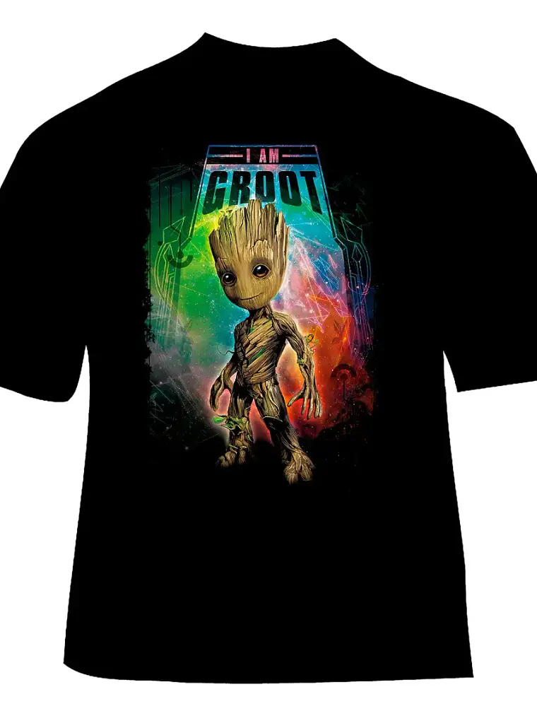 Polera Guardianes De La Galaxia - Ver 04 - Groot 1
