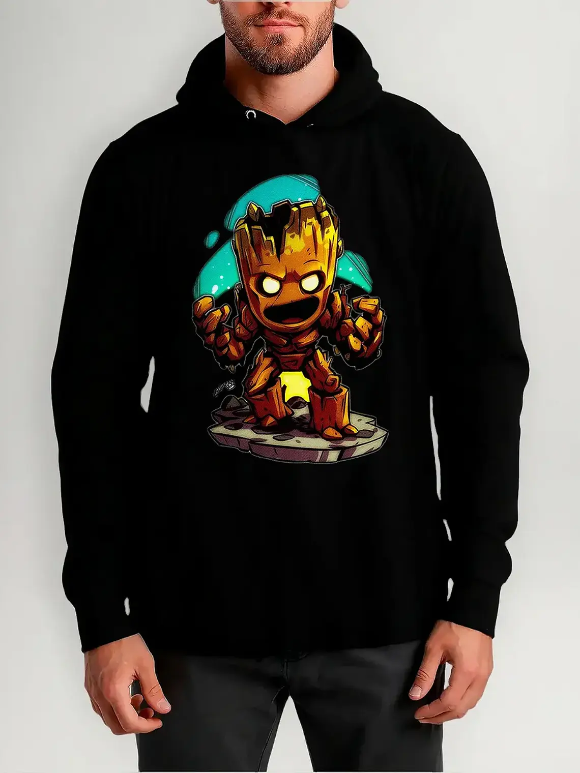 Poleron Guardianes De La Galaxia - Ver 02 - Groot 1