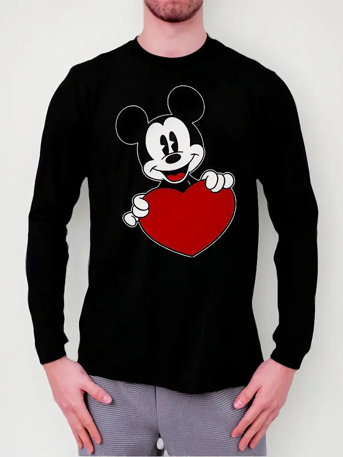 Polera Manga Larga Mickey Mouse - Ver 04 - Vale Gamess 1