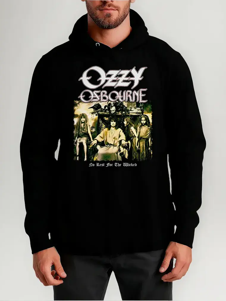 Poleron Ozzy Osbourne - Ver 11 - No Rest For The Wicked 1