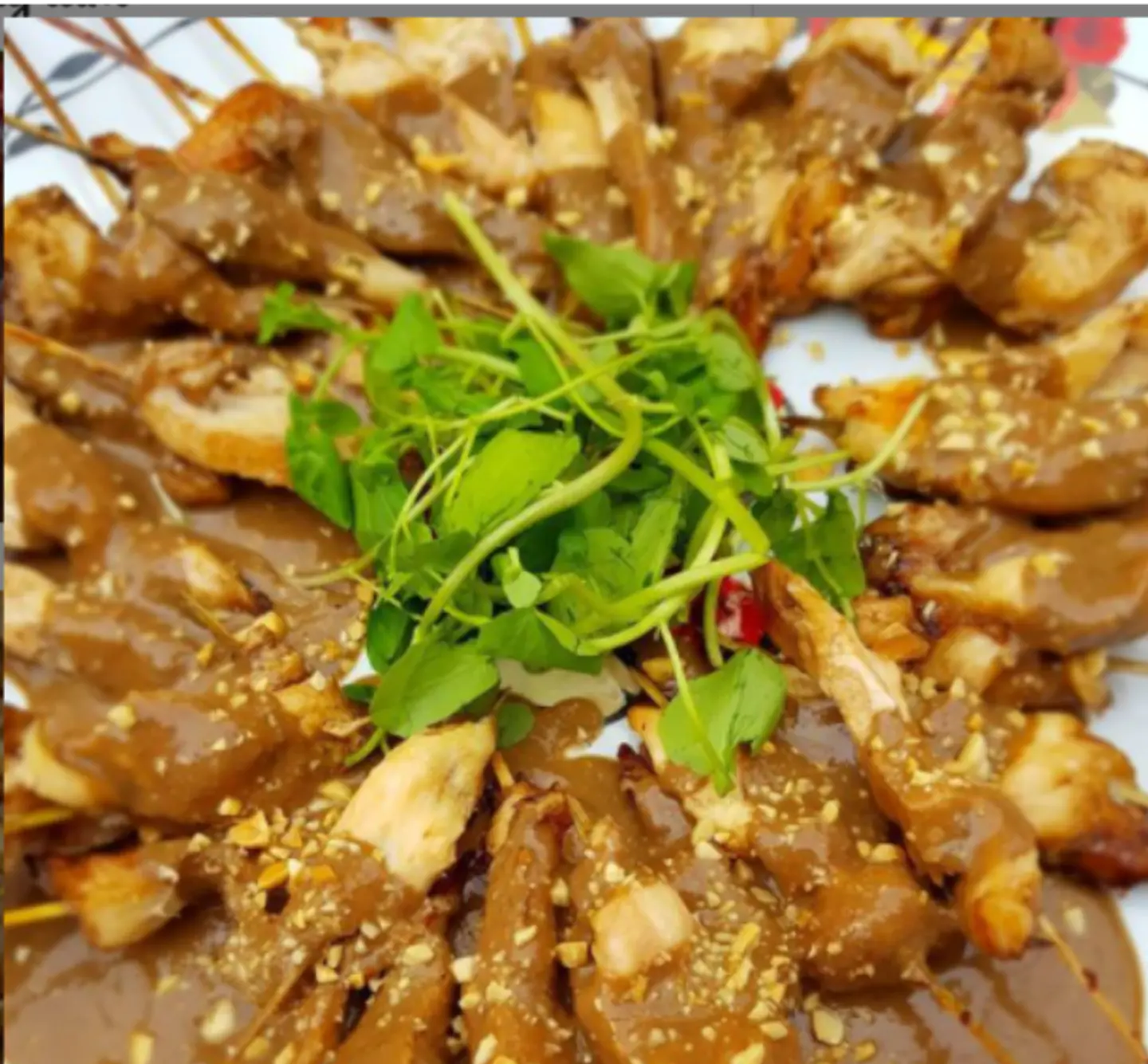 Brochetas de pollo Satay (25un) 1