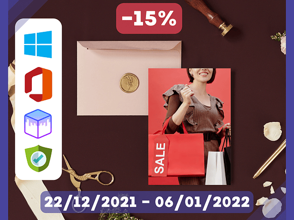 15% discount on all your purchases