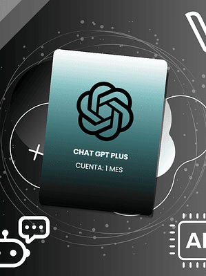 Chat GPT Plus Account (1 usuario - 1 mes)