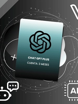 Chat GPT Plus Account (1 usuario - 3 meses)