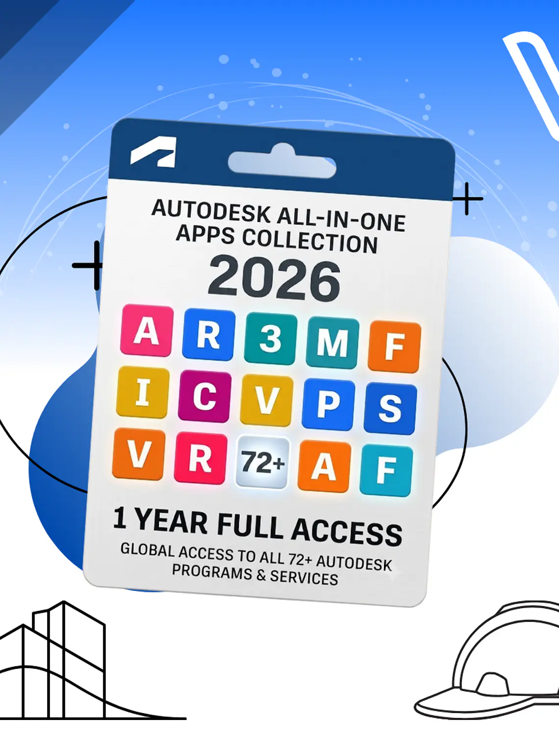 Autodesk Apps 2026 (1 PC/MAC - 1 year) 1