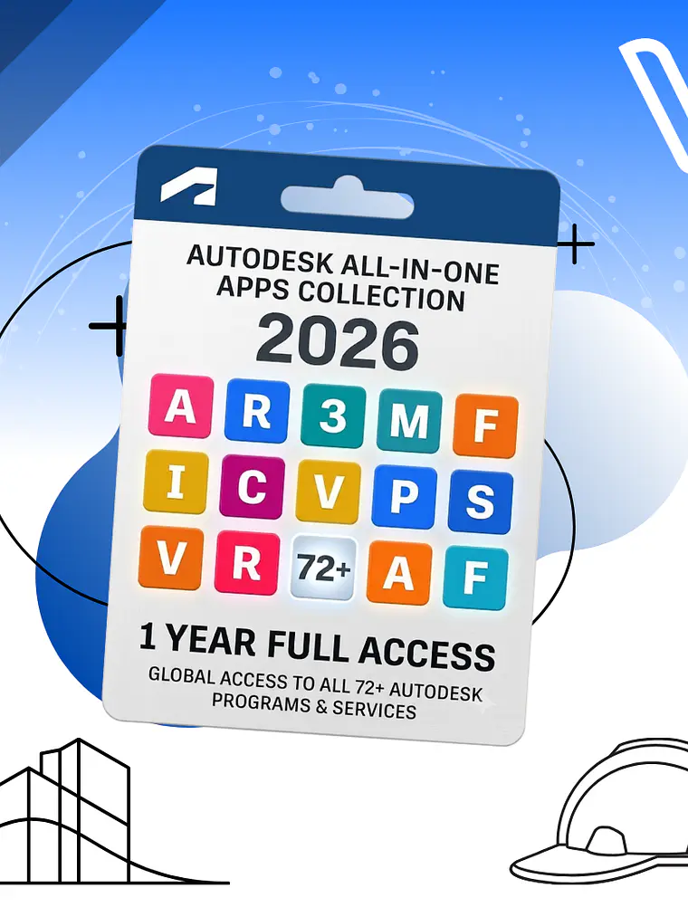 Autodesk Apps 2026 (1 PC/MAC - 1 year) 1
