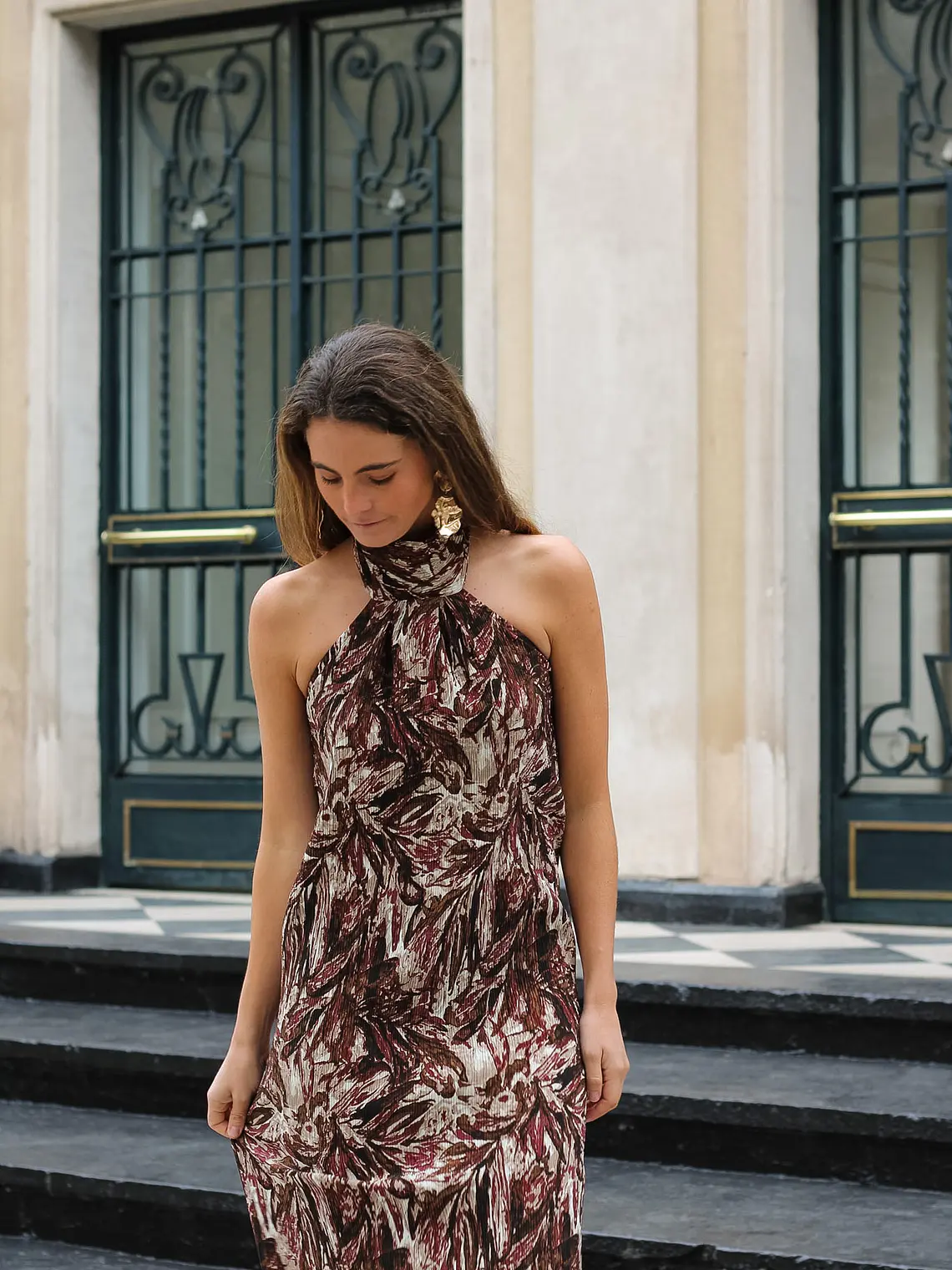 Vestido Portofino-Marrón 4