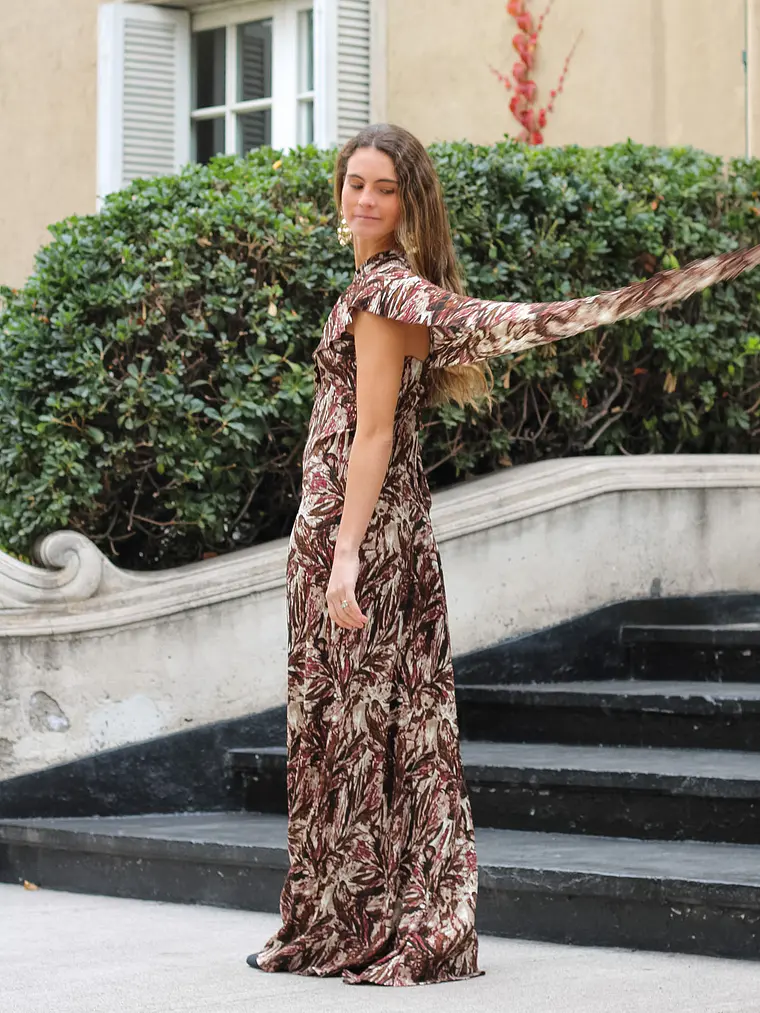 Vestido Sorrento-Marrón 2