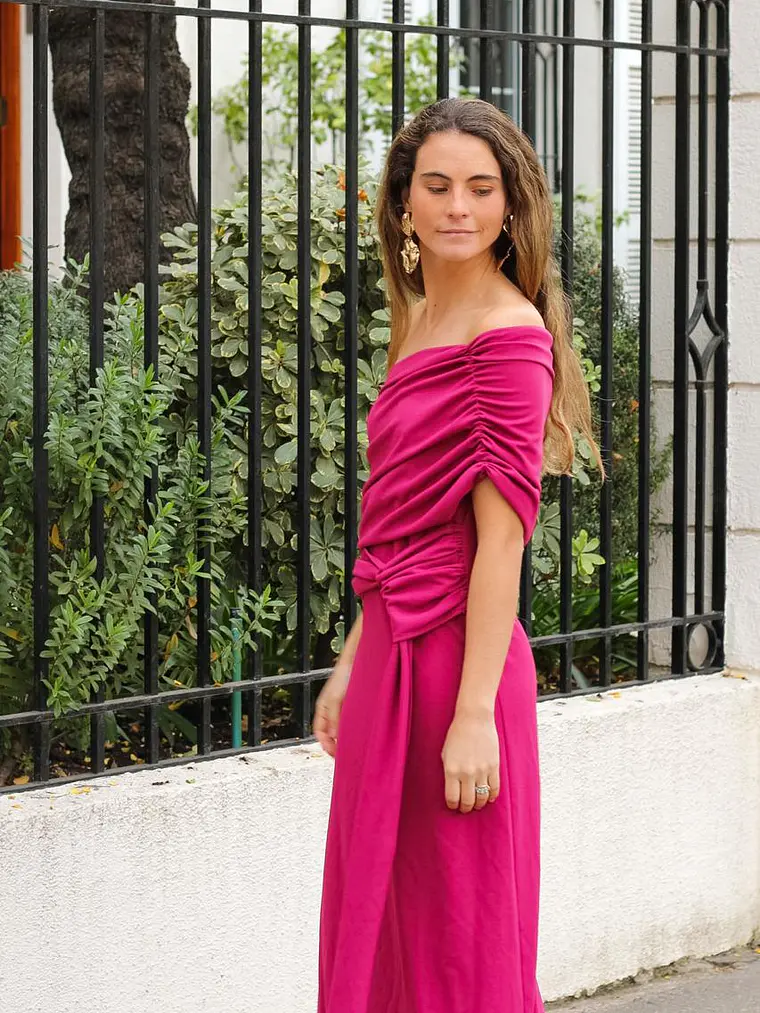 Vestido Positano-Fucsia 3