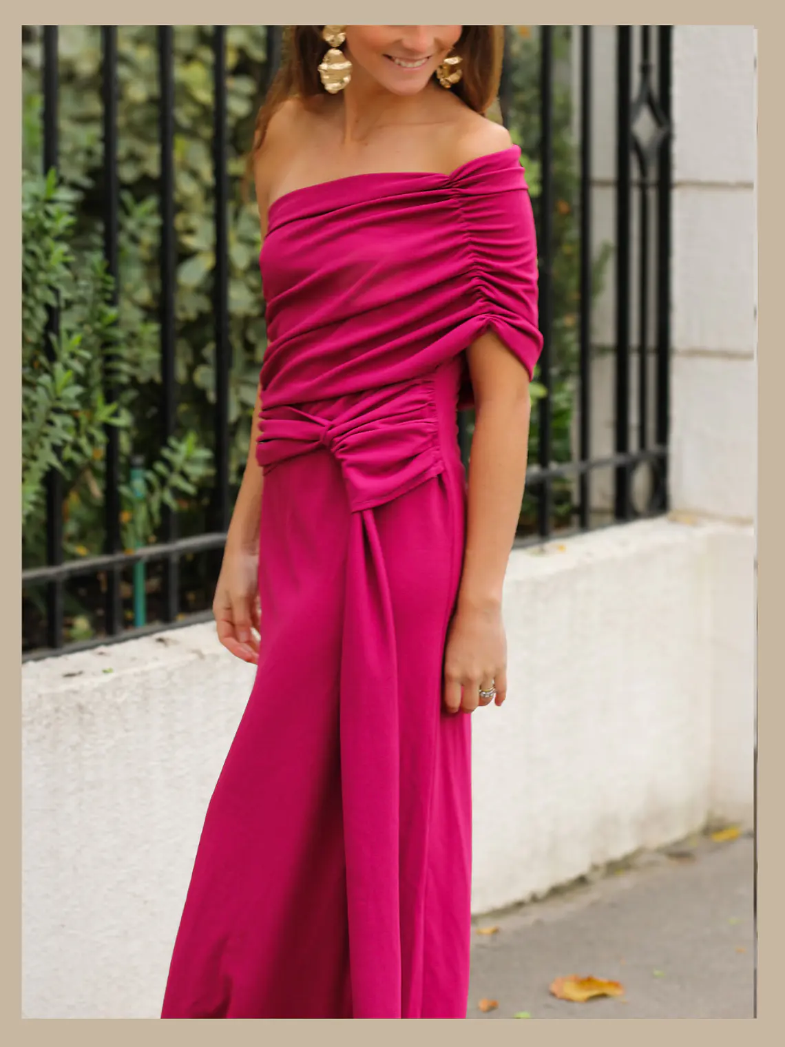 Vestido Positano-Fucsia 1