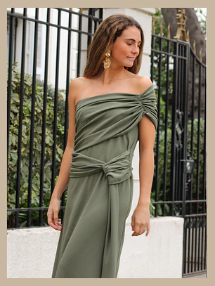 Vestido Positano-Verde
