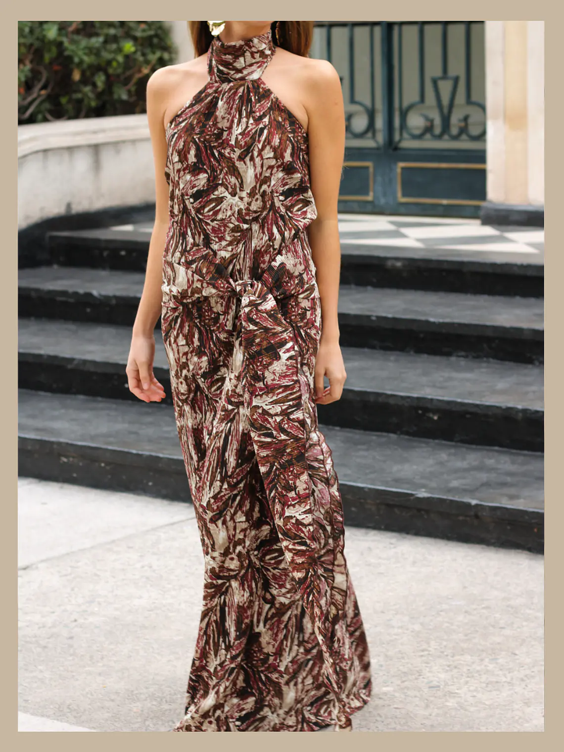 Vestido Portofino-Marrón 1