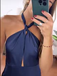 Vestido Halter-Azul - Miniatura 2
