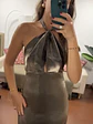 Vestido Halter-Dorado - Miniatura 2