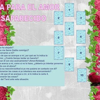 Tirada para el amor desaparecido