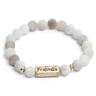 Pulsera piedras naturales-Friends