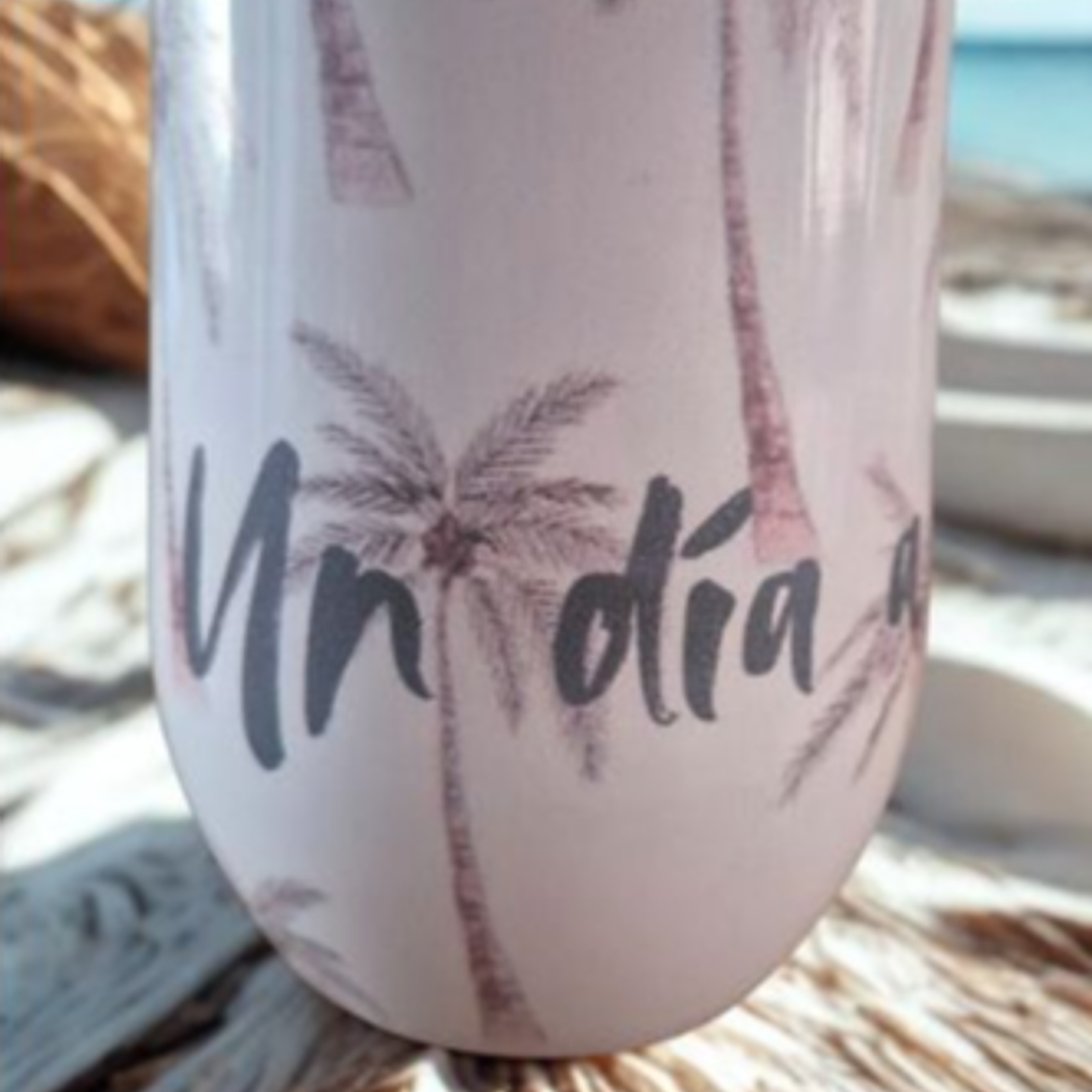 Vaso térmico Un día a la vez-Palmeras 1