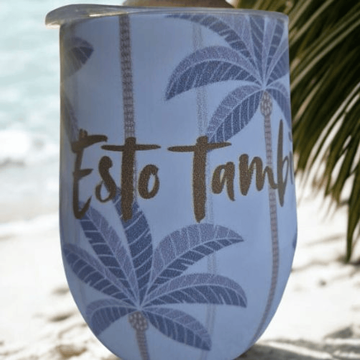 Vaso térmico-Esto también pasará palmeras 1