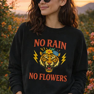 Polerón No rain no flowers