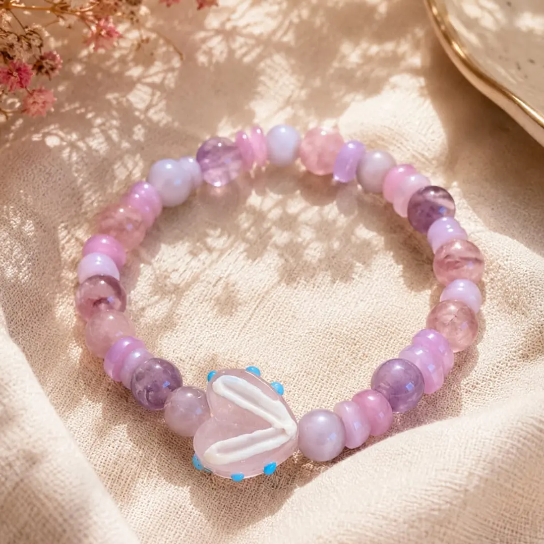 Pulsera Corazón mostacilla 1
