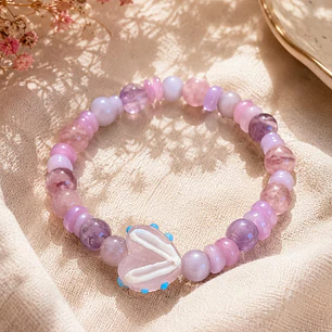 Pulsera Corazón mostacilla