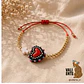 Pulsera corazón negra - Miniatura 1